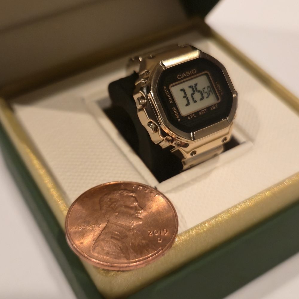Casio GOLD 50th Anniverdary Ring Watch NEW